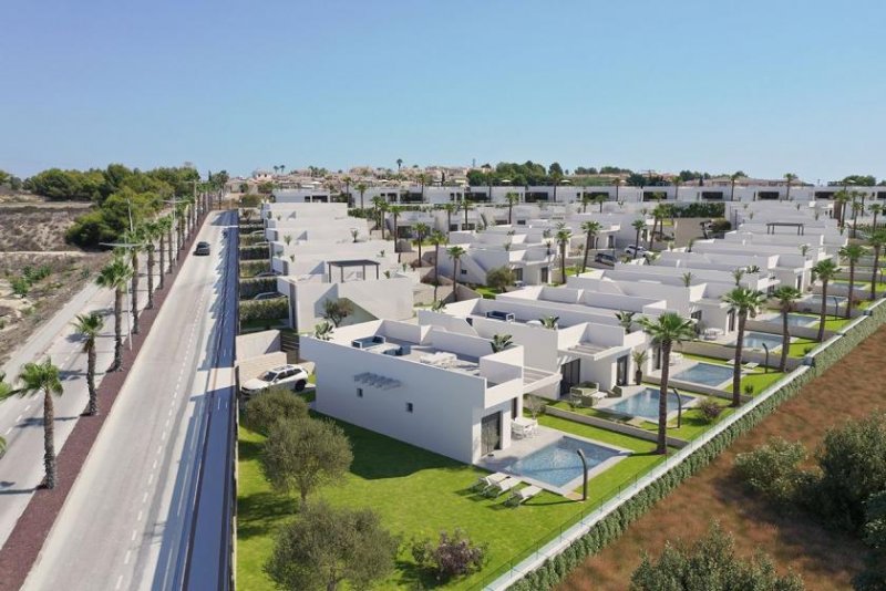 Algorfa Villen mit 3 Schlafzimmern, 2 Bädern, Dachterrasse und Privatpool in wunderschöner Golfanlage Haus kaufen