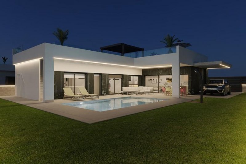 Algorfa Villen mit 3 Schlafzimmern, 2 Bädern, Dachterrasse und Privatpool in wunderschöner Golfanlage Haus kaufen