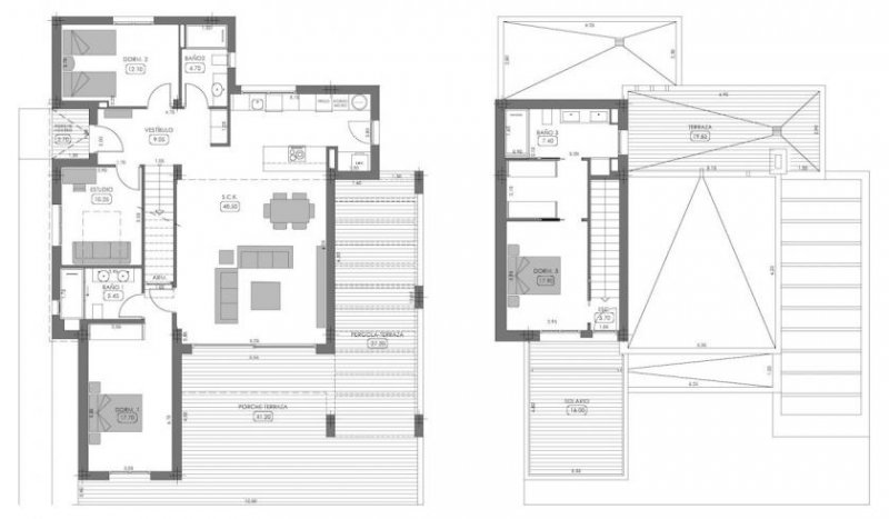 Algorfa Villen mit 4 Schlafzimmern, 3 Bädern, Klimaanlage, Privatpool und Keller im wunderschönen La Finca Golf Komplex Haus kaufen