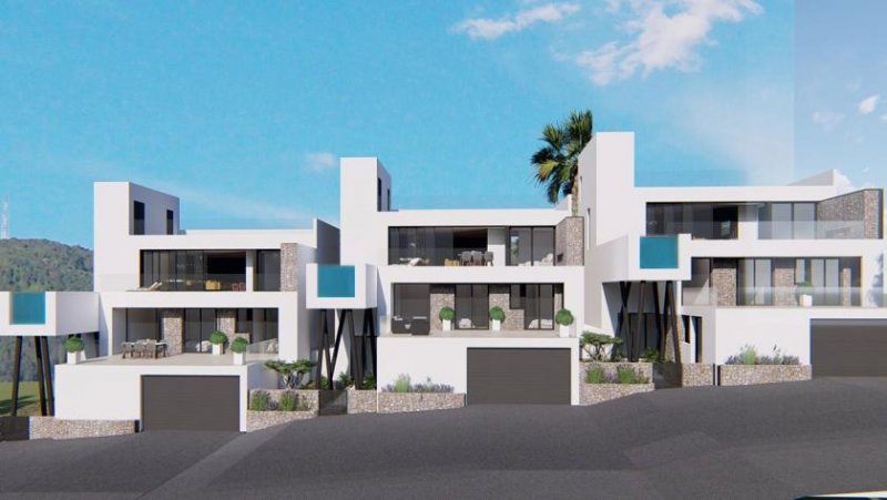 Rojales Großzügige und exklusive Villen mit 3 Schlafzimmern, 3 Bädern, Gäste-WC, Infinity-Pool, Garage/Keller und Meerblick Haus