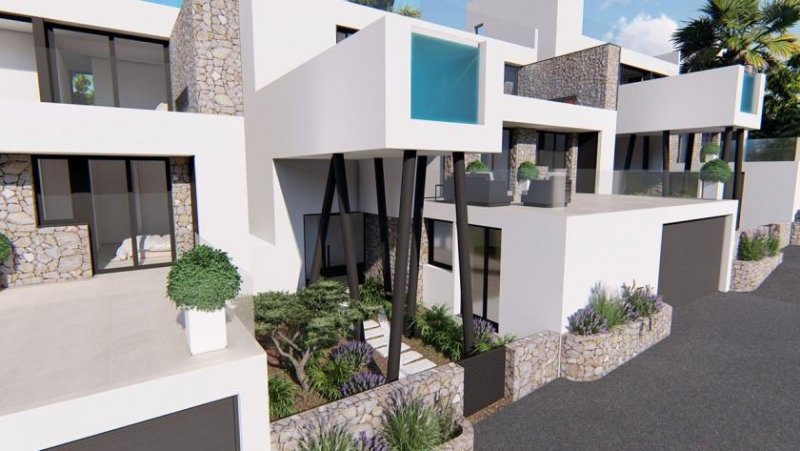 Rojales Großzügige und exklusive Villen mit 3 Schlafzimmern, 3 Bädern, Gäste-WC, Infinity-Pool, Garage/Keller und Meerblick Haus