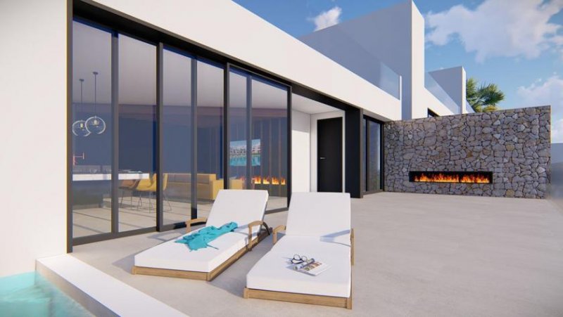 Rojales Großzügige und exklusive Villen mit 3 Schlafzimmern, 3 Bädern, Gäste-WC, Infinity-Pool, Garage/Keller und Meerblick Haus