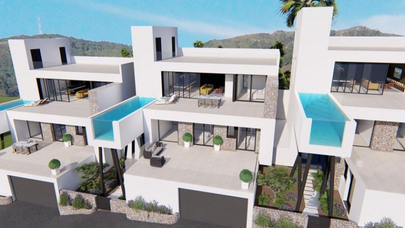 Rojales Großzügige und exklusive Villen mit 3 Schlafzimmern, 3 Bädern, Gäste-WC, Infinity-Pool, Garage/Keller und Meerblick Haus