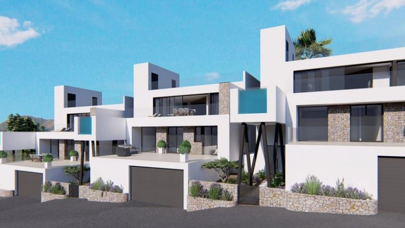 Rojales Großzügige und exklusive Villen mit 3 Schlafzimmern, 3 Bädern, Gäste-WC, Infinity-Pool, Garage/Keller und Meerblick Haus