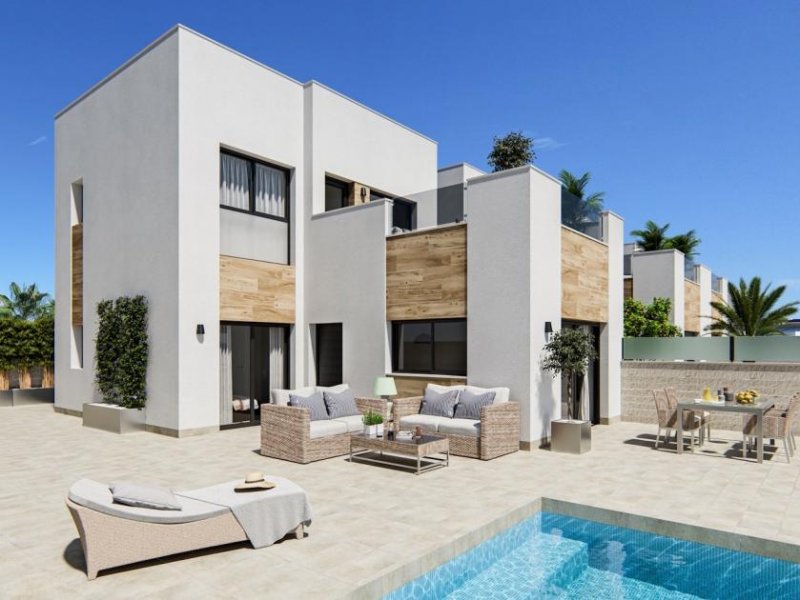San Fulgencio Exklusive Villen mit 3 Schlafzimmern, 2 Bädern, Gäste-WC, Dachterrasse, Klimaanlage, Privatpool und Kfz-Stellplatz Haus kaufen