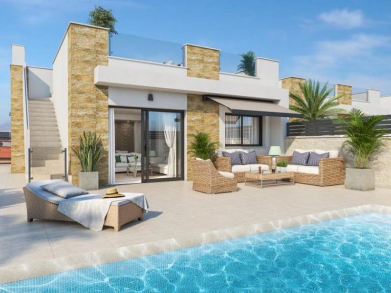 San Fulgencio Exklusive Villen mit 3 Schlafzimmern, 2 Bädern, Dachterrasse, Klimaanlage, Privatpool und Kfz-Stellplatz Haus kaufen