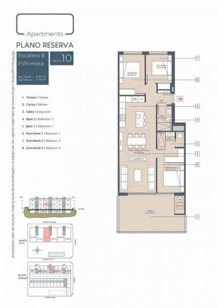 Benijófar Appartements mit 3 Schlafzimmern, 2 Bädern, Tiefgaragenstellplatz und Gemeinschaftspool Wohnung kaufen