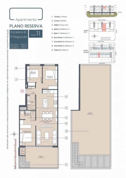 Benijófar Penthouse-Wohnungen mit 3 Schlafzimmern, 2 Bädern, Dachterrasse, Tiefgaragenstellplatz und Gemeinschaftspool Wohnung kaufen