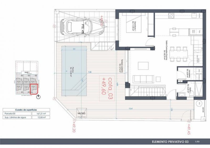 Benijófar Villen mit 3 Schlafzimmern, 3 Bädern, Dachterrasse, Keller, Klimaanlage, Kfz-Stellplatz und Privatpool Haus kaufen