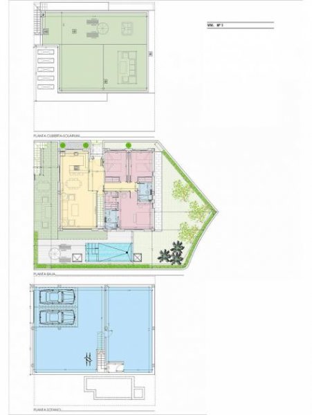 Torrevieja Wunderschöne Villen mit 3 Schlafzimmern, 2 Bädern, Dachterrasse, Garage und Privatpool Haus kaufen