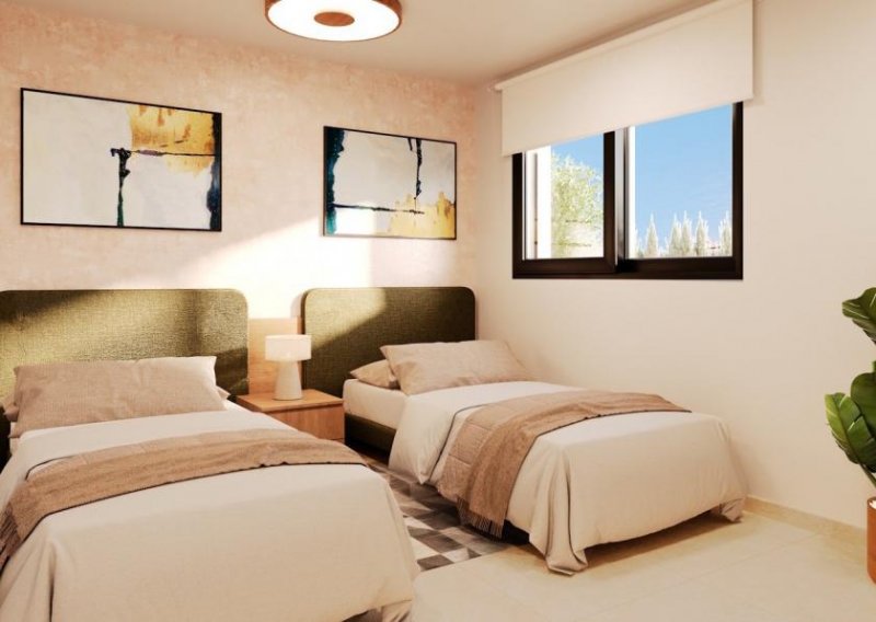 Torrevieja Obergeschoss-Wohnungen mit 2 Schlafzimmern, 1 - 2 Bädern, Dachterrasse, Tiefgaragenstellplatz, Gemeinschaftspools und beheizten