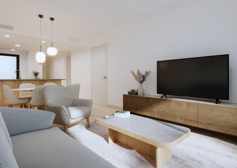 Torrevieja Obergeschoss-Wohnungen mit 2 Schlafzimmern, 1 - 2 Bädern, Dachterrasse, Tiefgaragenstellplatz, Gemeinschaftspools und beheizten