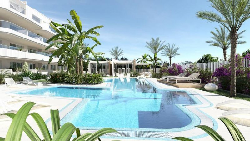 Cabo Roig Appartements mit 3 Schlafzimmern, 2 Bädern, Klimaanlage, Fußbodenheizung in Bädern, Tiefgaragenstellplatz, Meerblick und
