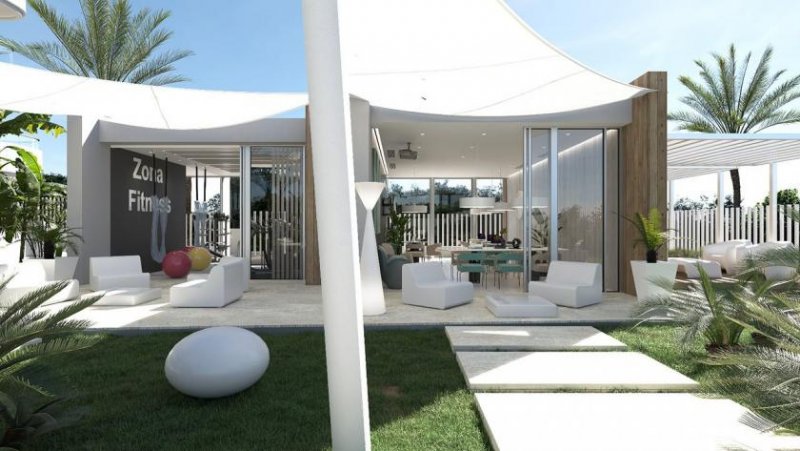 Cabo Roig Appartements mit 3 Schlafzimmern, 2 Bädern, Klimaanlage, Fußbodenheizung in Bädern, Tiefgaragenstellplatz, Meerblick und