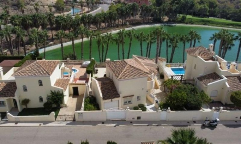 Orihuela Costa Freistehende Villa mit privatem Pool, Garage und herrlicher Aussicht am Golfplatz Las Ramblas Haus kaufen