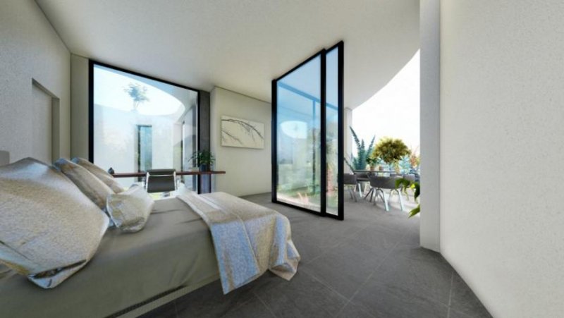 Orihuela Costa Haben Sie diese Traumvilla mit einem so spektakulären Design schon einmal gesehen? In der Wohnanlage Amay Deluxe können Sie