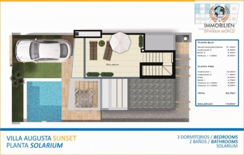 Orihuela / Urbanización La Chismosa Mediterrane, moderne Villen mit privatem Grundstück in Orihuela- Alicante Haus kaufen