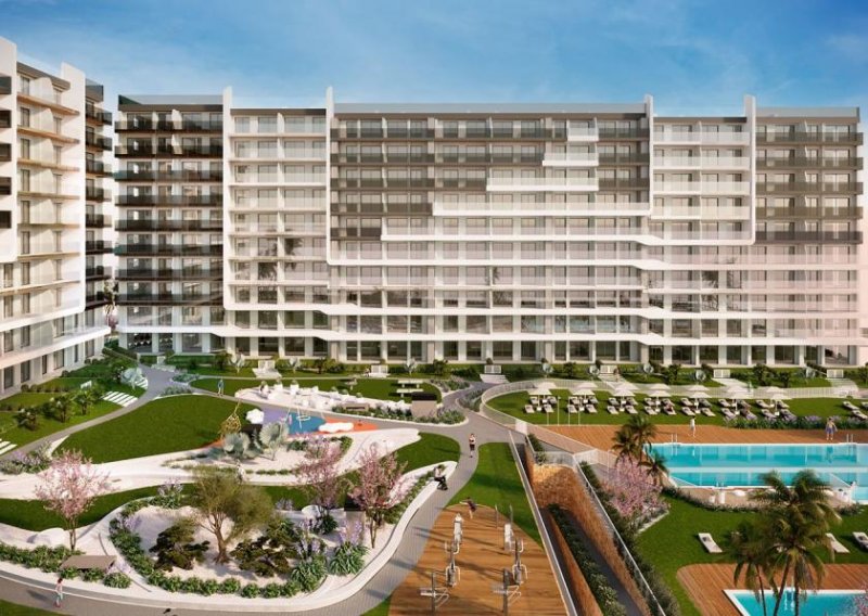 Punta Prima Appartements mit 2 Schlafzimmern, Klimaanlage, Fußbodenheizung in Bädern und Tiefgaragenstellplatz nur 400 m from Strand