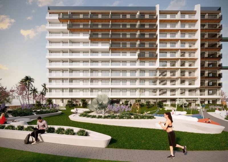 Punta Prima Appartements mit 3 Schlafzimmern, Klimaanlage, Fußbodenheizung in Bädern und Tiefgaragenstellplatz nur 400 m from Strand