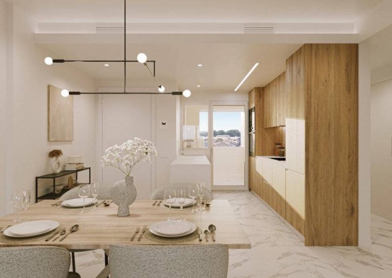 Punta Prima Penthouse-Wohnungen mit 2 Schlafzimmern, Dachterrasse, Klimaanlage, Fußbodenheizung in Bädern und Tiefgaragenstellplatz nur m