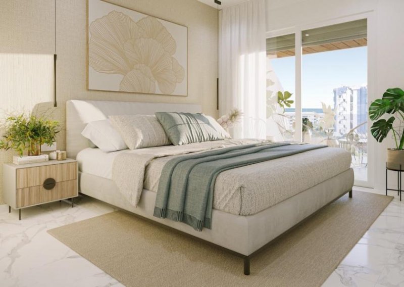 Punta Prima Penthouse-Wohnungen mit 2 Schlafzimmern, Dachterrasse, Klimaanlage, Fußbodenheizung in Bädern und Tiefgaragenstellplatz nur m