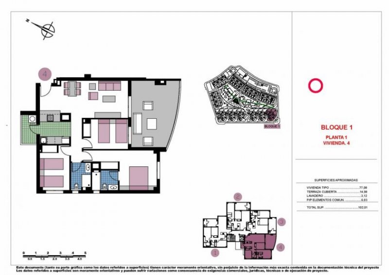 Mil Palmeras Appartements mit 3 Schlafzimmern und 2 Bädern in abgeschlossener Anlage mit Gemeinschaftspools nur 600 m vom Strand Wohnung