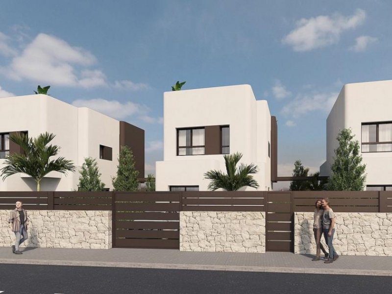 Pilar de la Horadada Exklusiv: Nur 7 moderne Neubau-Villen Frontlinie Lo Romero Golf Resort Haus kaufen