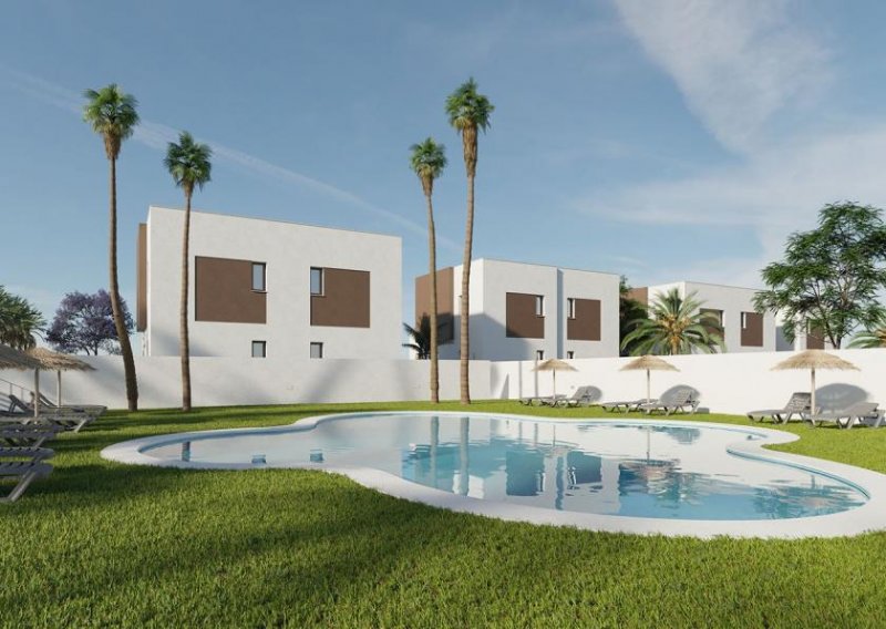 La Marina Moderne Doppelhaus-Villen mit 3 Schlafzimmern, 3 Bädern und Gemeinschaftspool nur 500 m vom kilometerlangen Sandstrand Haus