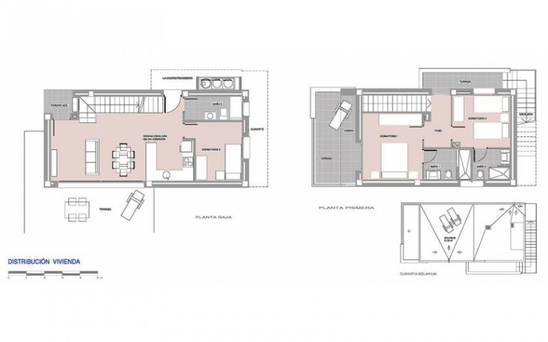 La Marina Moderne Villen mit 3 Schlafzimmern, 3 Bädern und Privatpool nur 500 m vom kilometerlangen Sandstrand Haus kaufen