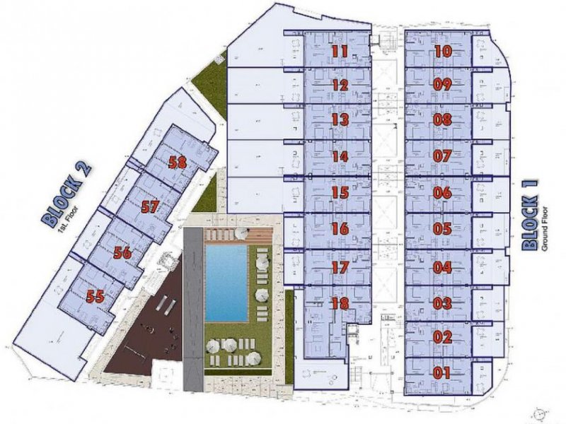 La Marina Moderner Wohnkomplex Neubau-Penthouse möbliert - 800 m zum El Pinet Strand Wohnung kaufen