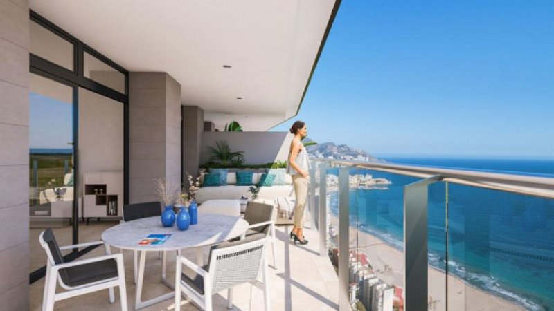 Benidorm Fantastische Wohnungen mit 4 Schlafzimmern und Meerblick nur 200 m vom Strand Wohnung kaufen