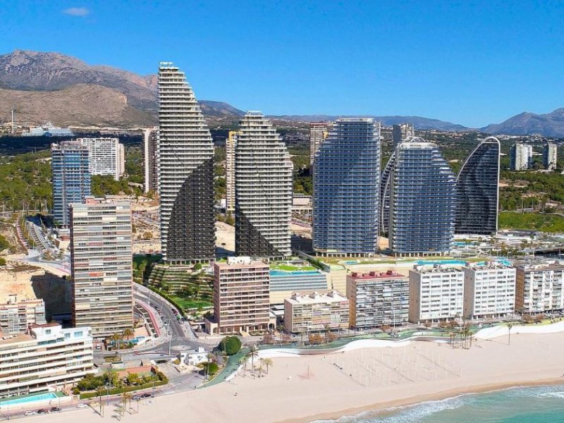 Benidorm Moderner Skyscraper - Luxus-Apartments nur 50 m vom Poniente Strand Wohnung kaufen