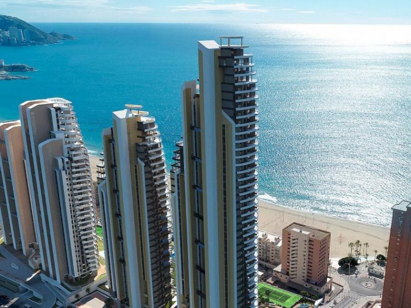 Benidorm Moderner Skyscraper - Luxus-Apartments nur 50 m vom Poniente Strand Wohnung kaufen