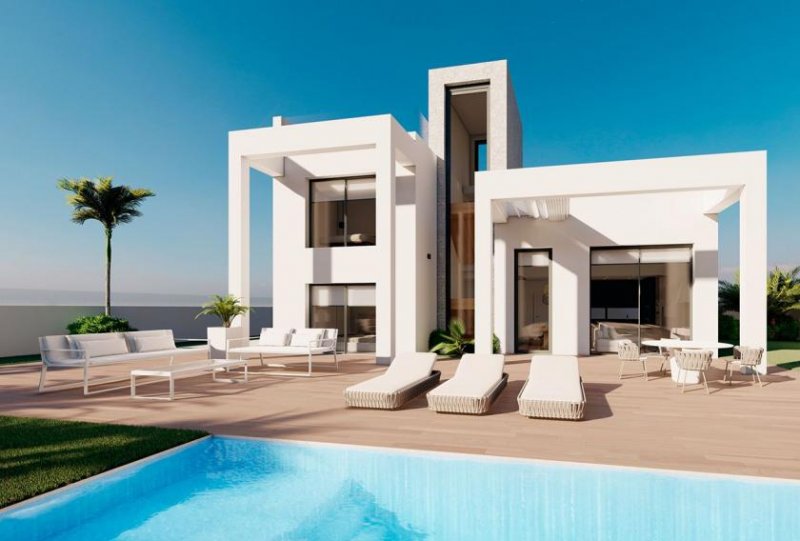 Finestrat Exklusive Villen mit 3 Schlafzimmern, Meerblick, Dachterrassen, Privatpool und optionalem Keller Haus kaufen
