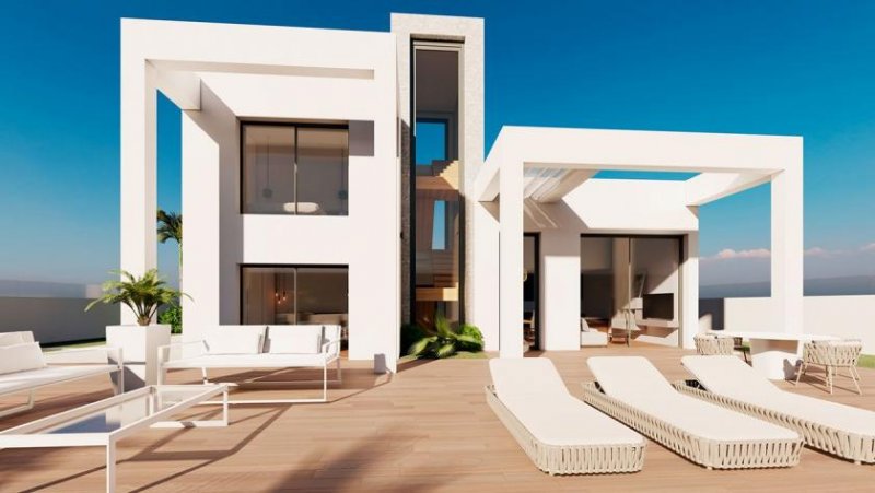 Finestrat Exklusive Villen mit 3 Schlafzimmern, Meerblick, Dachterrassen, Privatpool und optionalem Keller Haus kaufen