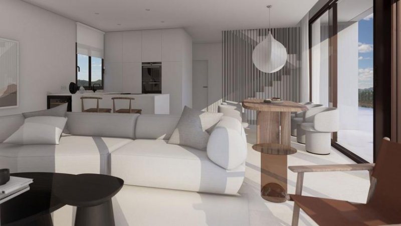 Finestrat Exklusive Villen mit 3 Schlafzimmern, 3 Bädern, Gäste-WC, Keller, Privatpool und Dachterrasse mit Meerblick in wunderschöner