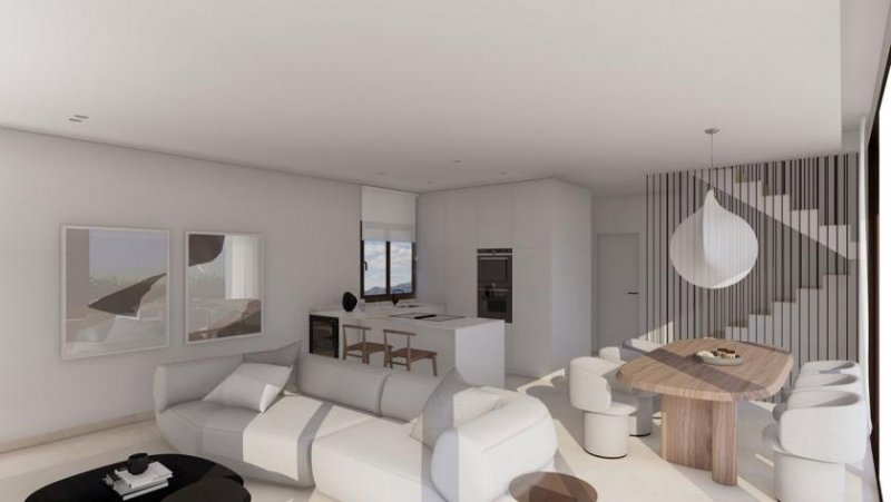 Finestrat Exklusive Villen mit 3 Schlafzimmern, 3 Bädern, Gäste-WC, Keller, Privatpool und Dachterrasse mit Meerblick in wunderschöner