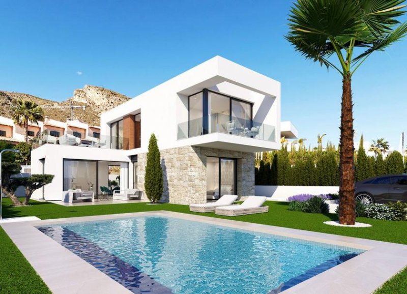 Finestrat Exlusive Villen mit 3 Schlafzimmern, 3 Bädern, Meerblick und Privatpool Haus kaufen