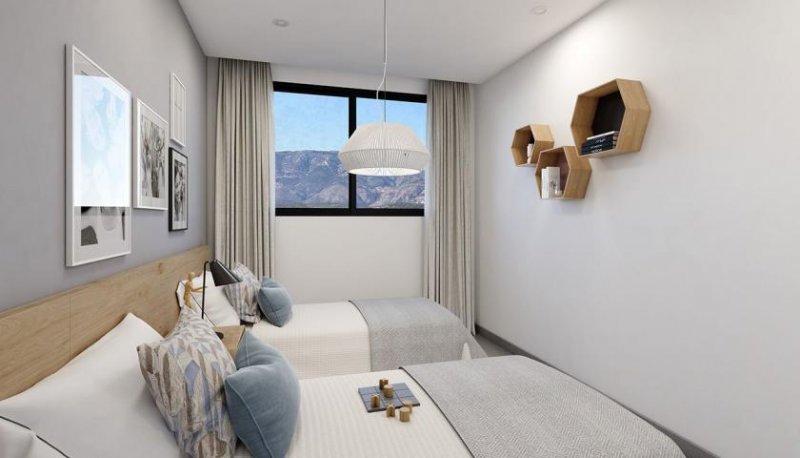 Polop Dreigeschossige Villen mit 3 Schlafzimmern, 3 Bädern, Klimaanlage, Meerblick, Garage/Keller, Privatpool und Kfz-Stellplatz Haus