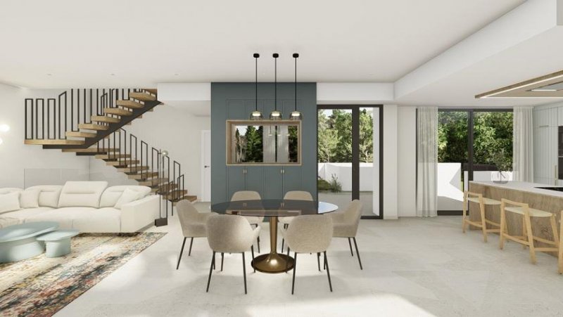 Polop Fantastische und großzügige Villen mit 4 Schlafzimmern, 4 Bädern, Gäste-WC, Garage, Privatpool und Meerblick Haus kaufen