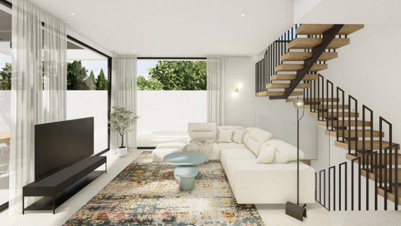 Polop Fantastische und großzügige Villen mit 4 Schlafzimmern, 4 Bädern, Gäste-WC, Garage, Privatpool und Meerblick Haus kaufen