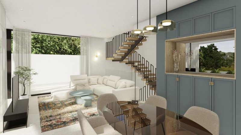 Polop Fantastische und großzügige Villen mit 4 Schlafzimmern, 4 Bädern, Gäste-WC, Garage, Privatpool und Meerblick Haus kaufen