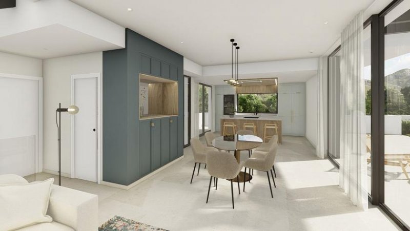 Polop Fantastische und großzügige Villen mit 4 Schlafzimmern, 4 Bädern, Gäste-WC, Garage, Privatpool und Meerblick Haus kaufen