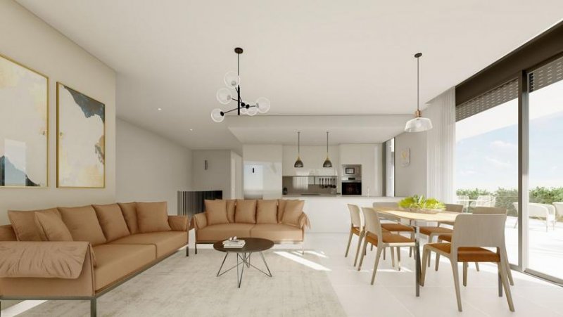 Polop Villen mit 3 Schlafzimmern, 2 Bädern, Klimaanlage, Gemeinschaftspool, Dachterrasse und Garage Haus kaufen