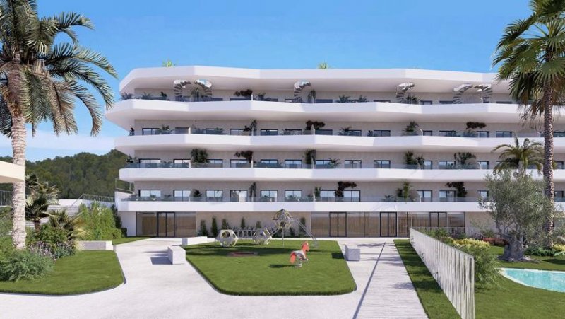 La Nucia Penthouse-Wohnungen mit 2 Schlafzimmern, 2 Bädern, Dachterrasse, Klimaanlage, Tiefgaragenstellplatz und Gemeinschaftspool