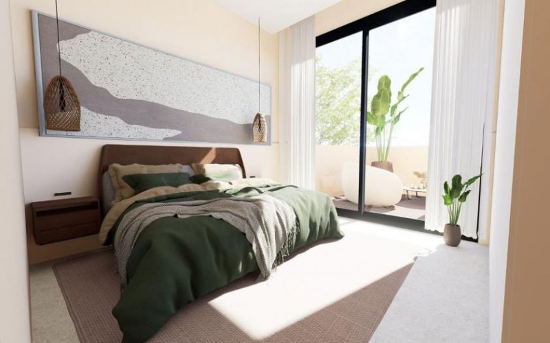 El Campello Penthouse-Wohnungen mit 3 Schlafzimmern, 2 Bädern, Dachterrasse, Klimaanlage, Meerblick und Gemeinschaftspool nur 200 m vom