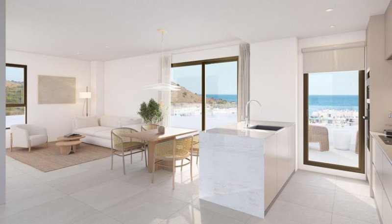 Villajoyosa Appartements mit 3 Schlafzimmern, 2 Bädern, Klimaanlage, Fußbodenheizung in Bädern, Tiefgaragenstellplatz und nur 500 m vom