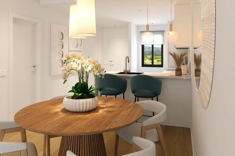 Alfaz del Pi Fantastische Penthouse-Wohnungen mit 2 Schlafzimmern, 2 Bädern, Dachterrasse, Klimaanlage, Kfz-Stellplatz und Gemeinschaftspool