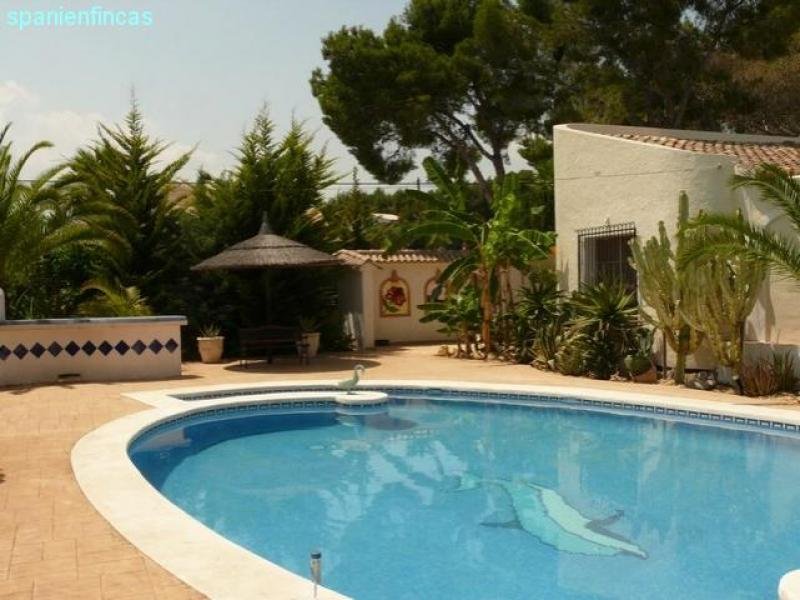 Altea Santa Clara spanienfincas - Altea 376 qm Villa mit riesiger Terrassenlandschaft, 6 Bauparzellen Haus kaufen