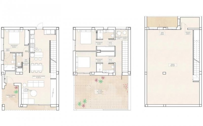 Hondón de las Nieves Moderne Villen mit 3 Schlafzimmern, 3 Bädern, Gäste-WC, Keller, Klimaanlage und Privatpool in wunderschöner Umgebung Haus